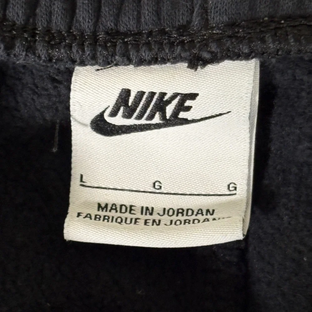 Nike Sportswear Club Fleece Cargo Joggers Black Mens Large CD3129-010 Sweatpants